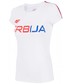 Bluzka 4F [S4L16-TSD710B] Replika koszulki damskiej Serbia Rio 2016 TSD710B - biały -